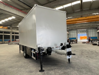 Orbital Tracking Radar Shelter and Carrier Trailer