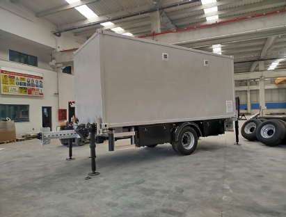 Orbital Tracking Radar Shelter and Carrier Trailer