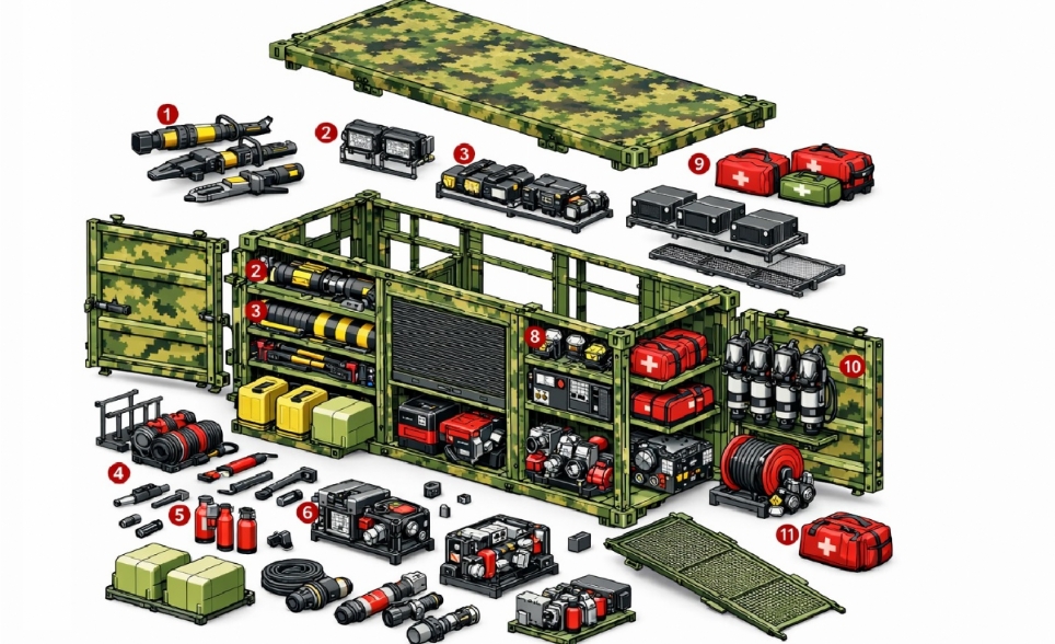 USAR Type Rapid Interventon Containers