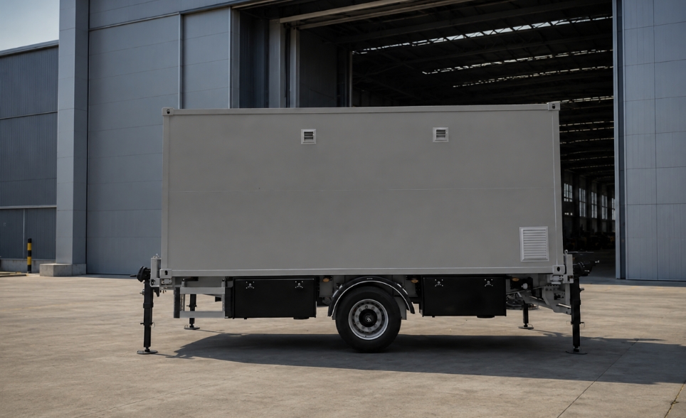Orbital Tracking Radar Shelter and Carrier Trailer
